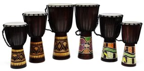 Tobă africană Djembe - 60 cm - pictată manual