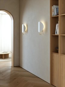 Aplica de perete ambientala design nordic Spargo alb/alama