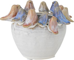 Ghiveci Eanna, gri, ceramica