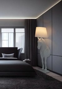Lampadar super modern Horse M alb