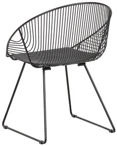 Set 2 buc. scaune pentru sufragerie Auron (negru). 1009924