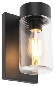 Lampă de perete exterioară modernă din oțel inoxidabil negru IP44 - Jarra