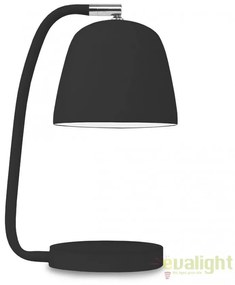 Lampa de masa moderna din metal cauciucat NEWPORT negru NEWPORT/T/B