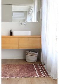 Covor cărămiziu din bumbac 80x140 cm Twin Toffee – Lorena Canals