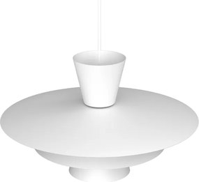 Lustră cu cablu PLATO 1xE27/15W/230V, albă