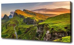Tablou pe pânză canvas Dealurile din scoția