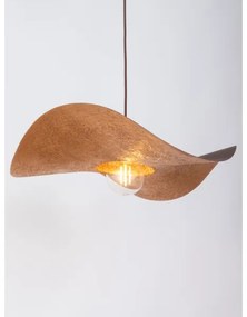 Lustră pe cablu KAPELLO 1xE27/60W/230V d. 55 cm maro/cupru