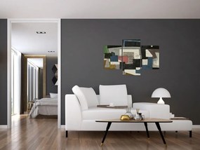 Tablou - Abstracție cubism (90x60 cm)