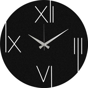 Ceas de perete 279ENZ1831, negru, metal, 48x48 cm