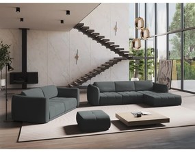 Taburet gri închis Hoku – Makamii