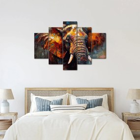 Tablou - Pictura unui elefant (150x105 cm)