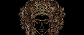 Tablou - Buddha auriu (120x50 cm)