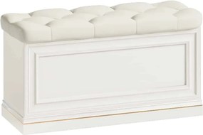 Ladă lemn masiv Vanna cu Sertare, 106,6 × 38,8 × 50 cm