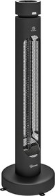 Outsunny Încălzitor Electric Oscilant cu Infraroșu, 2000 W, cu Telecomandă, Negru | Aosom Romania