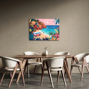 Tablou - Rulotă la ocean (70x50 cm)
