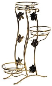 Suport de flori 100x70 cm auriu