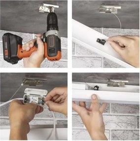 Corp LED pentru montaj sub dulap LED/40W/230V 4000K 120 cm