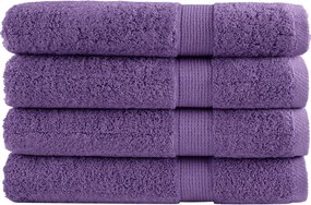 vidaXL Prosoape de saună premium SOLUND 4 buc. violet 80x200 cm 600gsm
