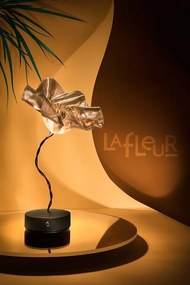Veioza, Lampa de masa cu baterii ideala pentru restaurant, realizata manual Lafleur velvet