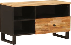 vidaXL Cabinet TV cu sertar Maro 80 x 33 x 46 cm Lemn de mango solid