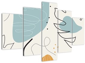 Tablou - Ilustrație de frunze (150x105 cm)