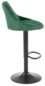 Scaun de bar H101 velvet verde