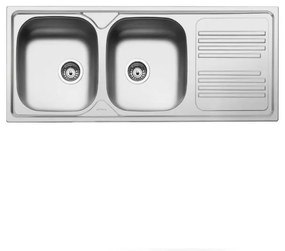 Chiuveta de bucatarie Smeg LYP116R, 116 cm latime, inox