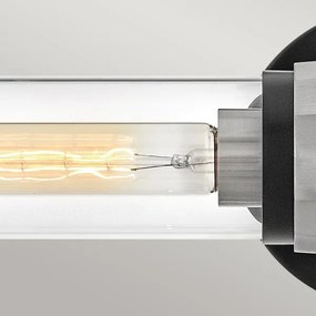 Hinkley HK-ELLISON2-BK-BN - Aplica de baie ELLISON 2xE27/40W/230V IP44 neagră