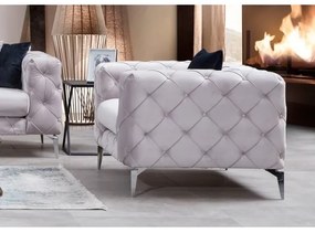 Fotoliu EUGEN, gri deschis