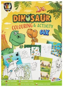 CARTE DE COLORAT CU ACTIVITATI - DINOZAUR - GRAFIX (150076)