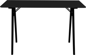 Birou Vojens, negru 120x60x75 cm