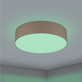 Eglo 31767 - Plafonieră LED RGBW dimabilă ROMAO-Z LED/35W/230V, Ø 57 cm, taupe