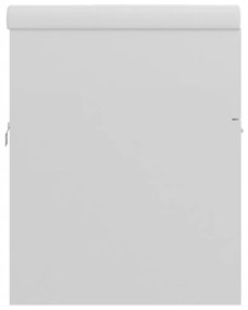 Dulap cu chiuveta incorporata, alb extralucios, PAL Alb foarte lucios, 80 x 38.5 x 46 cm
