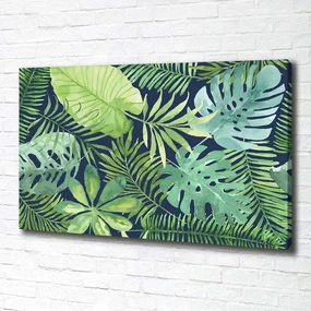 Print pe pânză Frunze tropicale