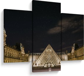 Tablou - Louvre nocturn (90x60 cm)