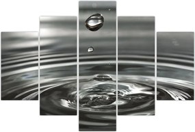Tablou - Picături de apă (150x105 cm)