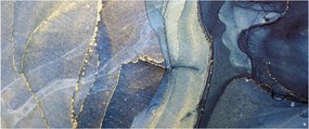 Tablou - Abstracție cu cerneală cu alcool (120x50 cm)