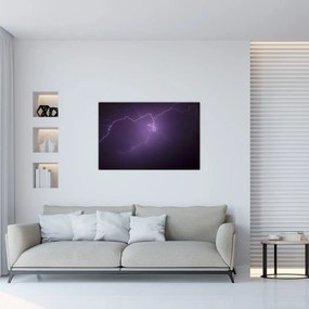 Tabloul cu fulger pe cer (90x60 cm)
