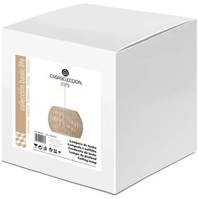 Lustră cu abajur din ratan ø 35 cm Natural Way – Casa Selección