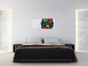 Tablou - bol cu fructe de pădure (120x50 cm)