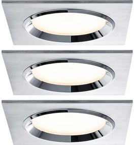 SET 3x corp de iluminat dimabil încastrat Paulmann 92696 LED/8W DICE 230V