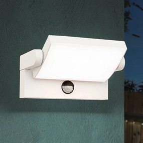 Aplica LED reglabila de exterior cu senzor de miscare IP54 GINGE alba