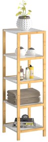 Deuba Raft bambus 140x33x33 cm - alb