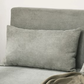 HOMCOM Canapea Extensibila cu 2 Locuri, Gri | Aosom Romania