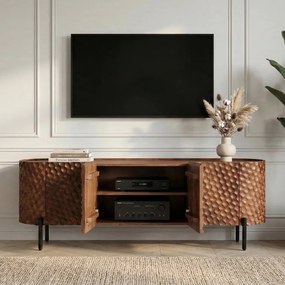 Comoda TV cu model 3D tip fagure ADLON 160cm