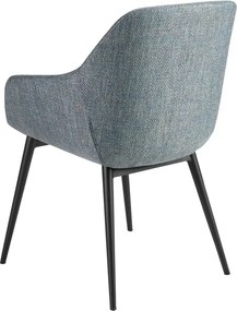 Scaun modern design italian tesatura Gri Albastrui