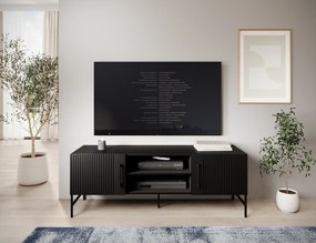 Masuta RTV RAFTT 152x55 cm, negru