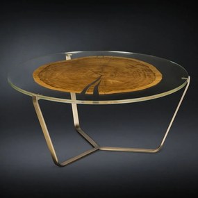 Masuta LUX design Glass-Wood CORTINA H-41cm 7511936.70