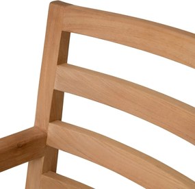 Scaun elegant pentru exterior design LUX Hera natur / flores off-white