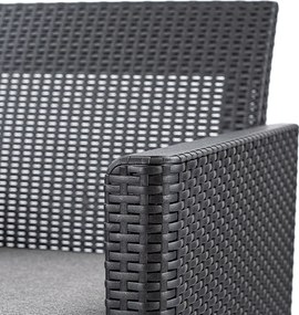 Set de mobilier de grădină Claire IV cu 18 locuri și masă de depozitare Vigo, grafit